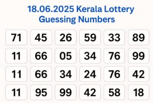 Kerala Jackpot Result Chart